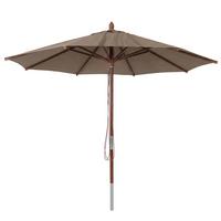 SONNENSCHIRM C57B taupe - Taupe, Holz (300/300cm) - MCW
