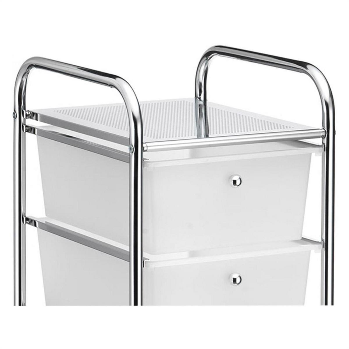 BADROLLWAGEN SANO chrom - Chromfarben, Metall (33/79/39cm) - CARO-Möbel