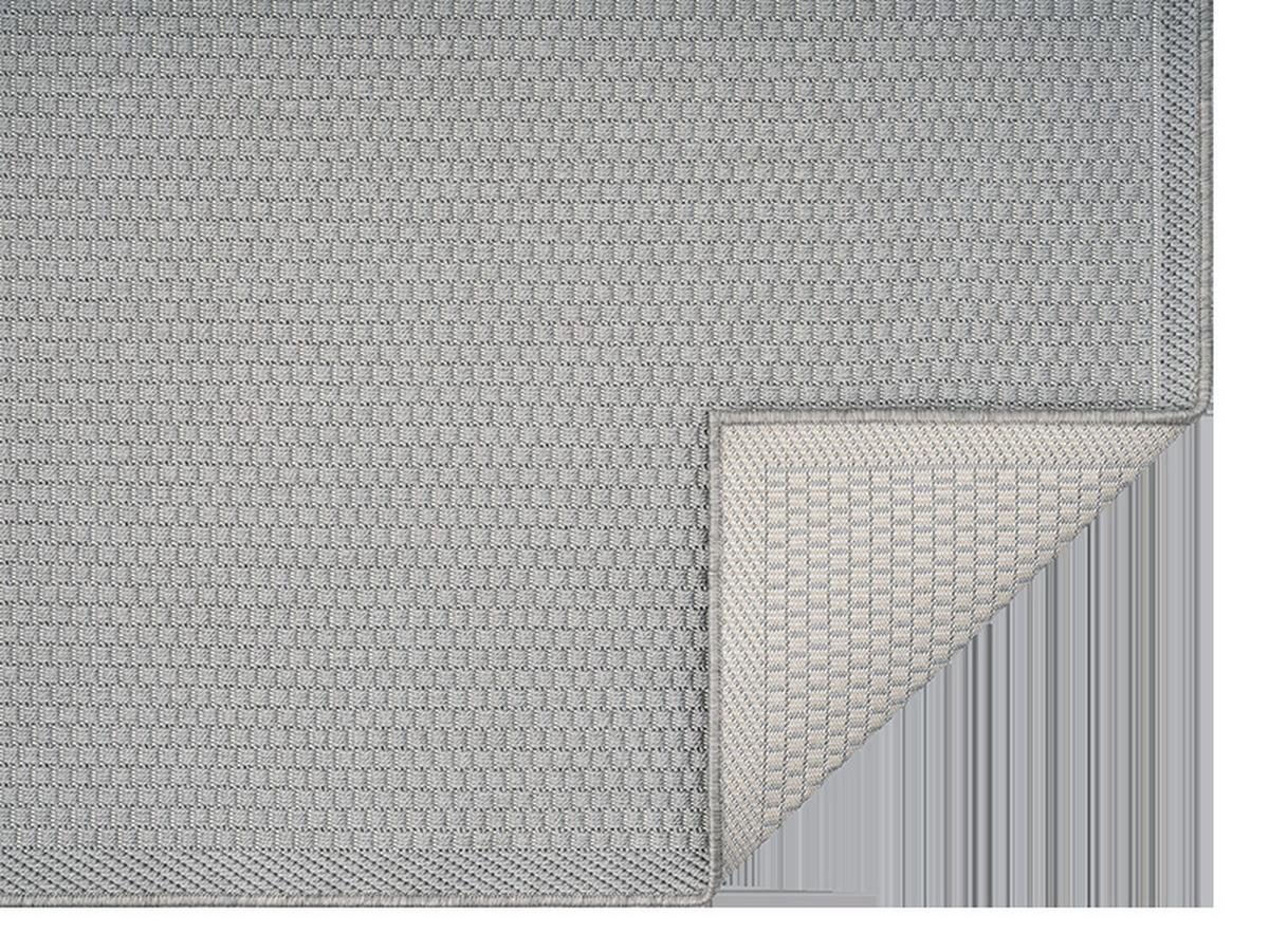 FLACHWEBTEPPICH Uni NURE Polypropylen Grau 160 x 220 cm - Grau, Textil (160/220cm) - KADIMA DESIGN