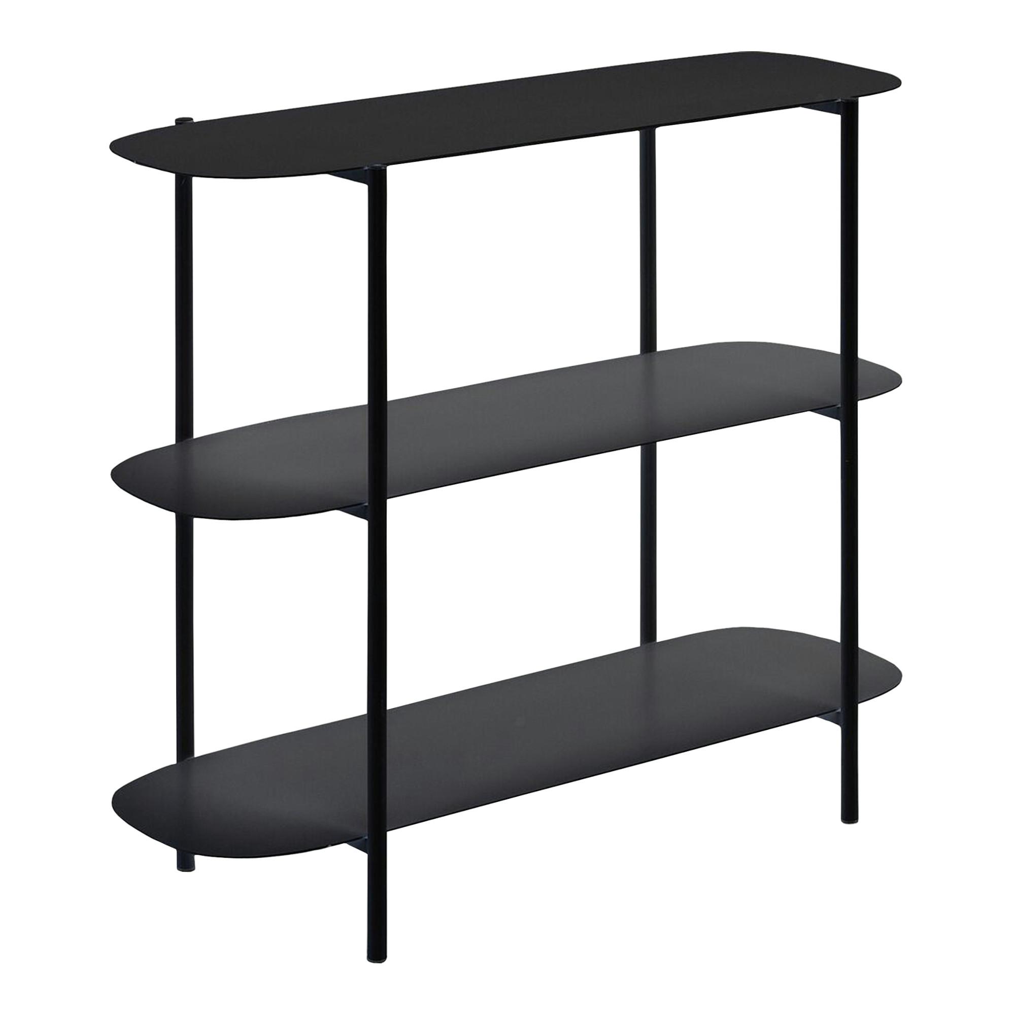 KONSOLENTISCH Enebakk - Schwarz, Metall (32/90/70cm) - [en.casa]
