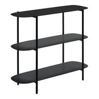 KONSOLENTISCH Enebakk - Schwarz, Metall (32/90/70cm) - [en.casa]