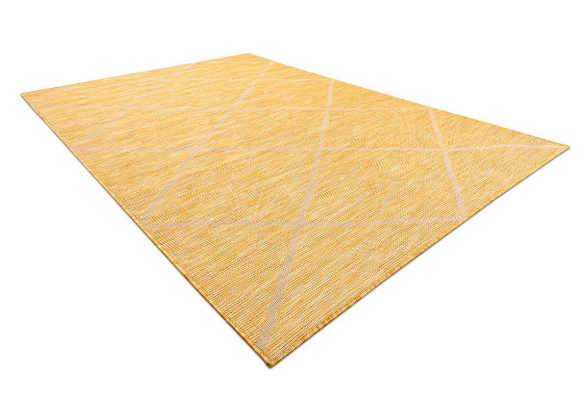 TEPPICH PATIO 117/170 cm - Gelb, Textil (117/170cm) - rugsX