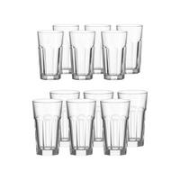 LONGDRINKGLÄSER Rock transparent 24er Set - Transparent, Glas (0.001L) - Leonardo Living