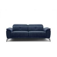 SOFA AVENA 3-Sitzer, dunkelblau - Dunkelblau, Holzwerkstoff/Textil (204/80/108cm) - Wozimo