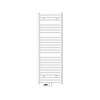 BADHEIZKÖRPER Sahara 500x1500 mm Weiß gerade mit Ventil Durchgang - Weiß, Metall (50/150/3cm) - LuxeBath