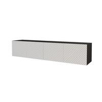 LOWBOARD ZENO-W 2x100x40x40 cm - Schwarz / Weiß - Weiß, Holzwerkstoff (200/40/40cm) - ALTDECOR