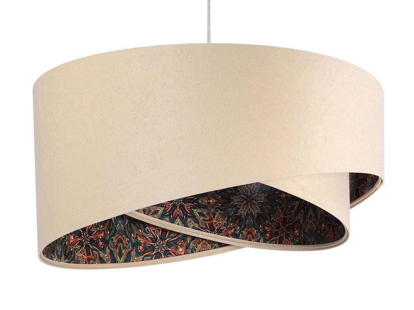 HÄNGELEUCHTE Bunt 50/23 cm - Beige, Kunststoff (50/1.3/23cm) - ONZENO