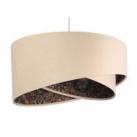 HÄNGELEUCHTE Bunt 50/23 cm - Beige, Kunststoff (50/1.3/23cm) - ONZENO