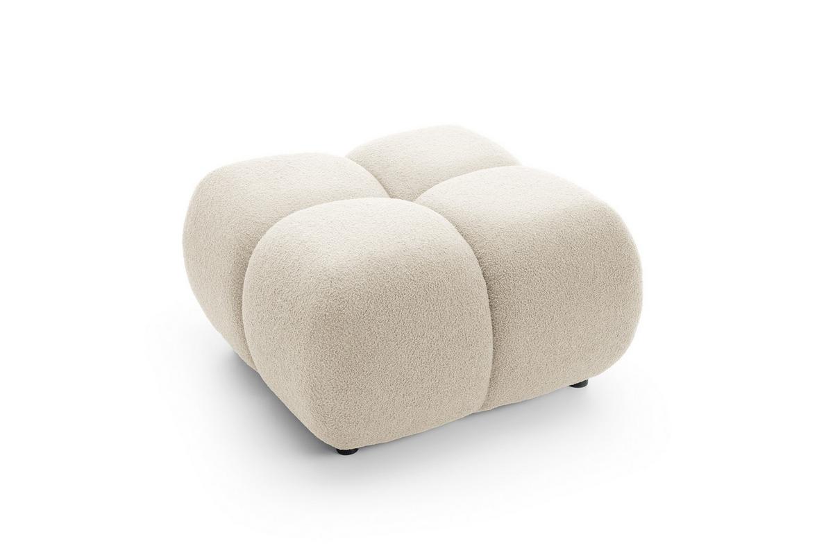 POLSTERHOCKER CORSO Modern Sitzhocker, Fußhocker Beige - Beige, Holzwerkstoff/Kunststoff (72/43.5/72cm) - MASSENO