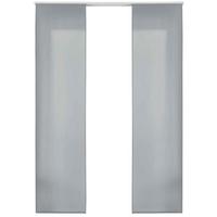 VORHANG 2ER SET HxB 245x60 cm Grau - Grau, Textil (60/245cm) - Gardinenbox
