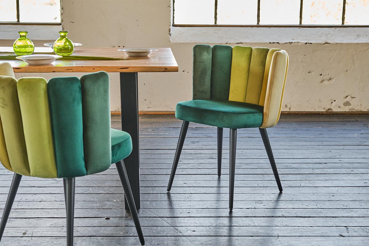 ESSZIMMERSTUHL JADA Grün Velvet - Grün, Kunststoff/Textil (59/86/55cm) - KAWOLA