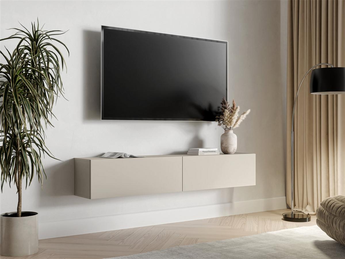 TV-LOWBOARD Govi 180 - Kaschmir, Holzwerkstoff (180/32/32cm) - MIRJAN24