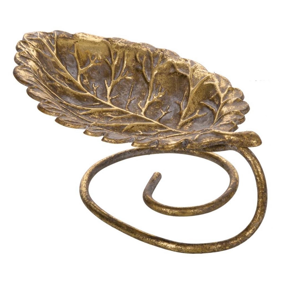 DEKORATIVE FIGUR aus Metall, golden, 24x14x8cm - Goldfarben, Metall (24/8/13.5cm) - Wanderlust