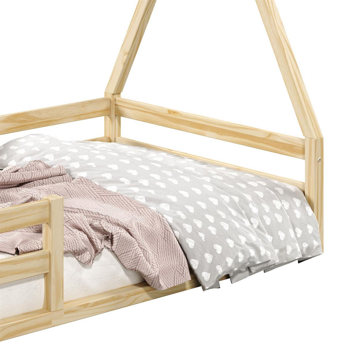 HAUSBETT SILA 90x200 cm natur - Naturfarben, Holz (96/152/206cm) - IDIMEX