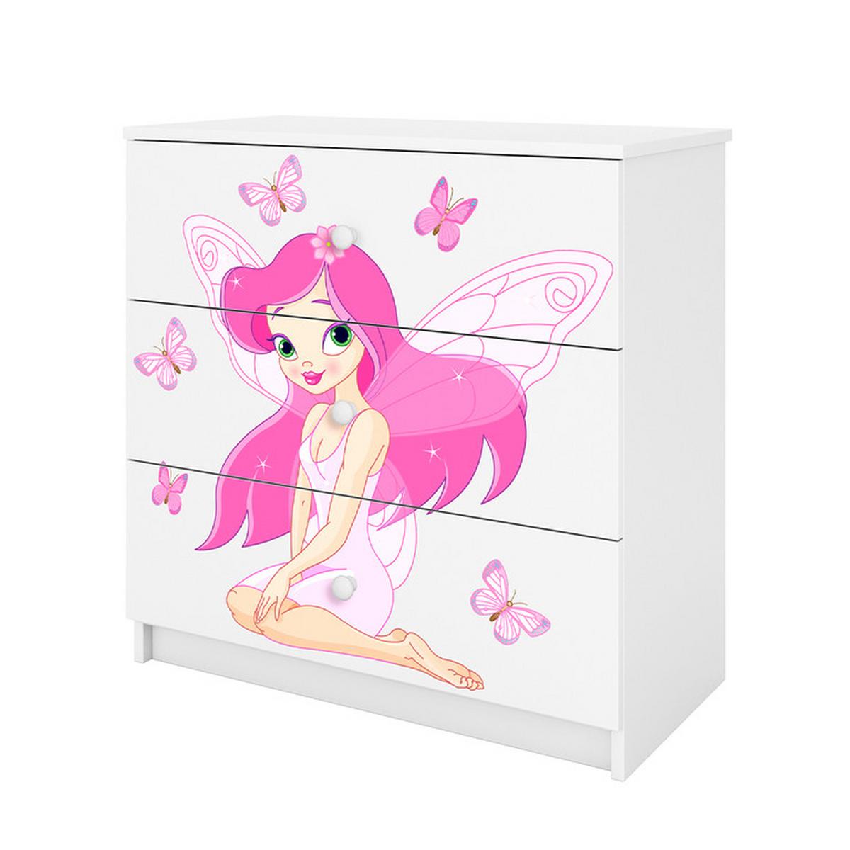 KINDERKOMMODE Weiß - Weiß, Holzwerkstoff (81/80/41cm) - Petits-meubles