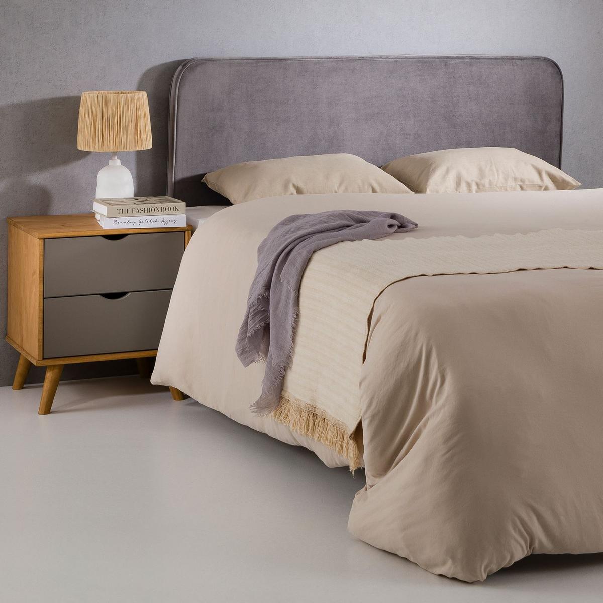 KOPFTEIL NOVARE 160x190 cm grau - Grau, Textil (160/58/6cm) - IDIMEX