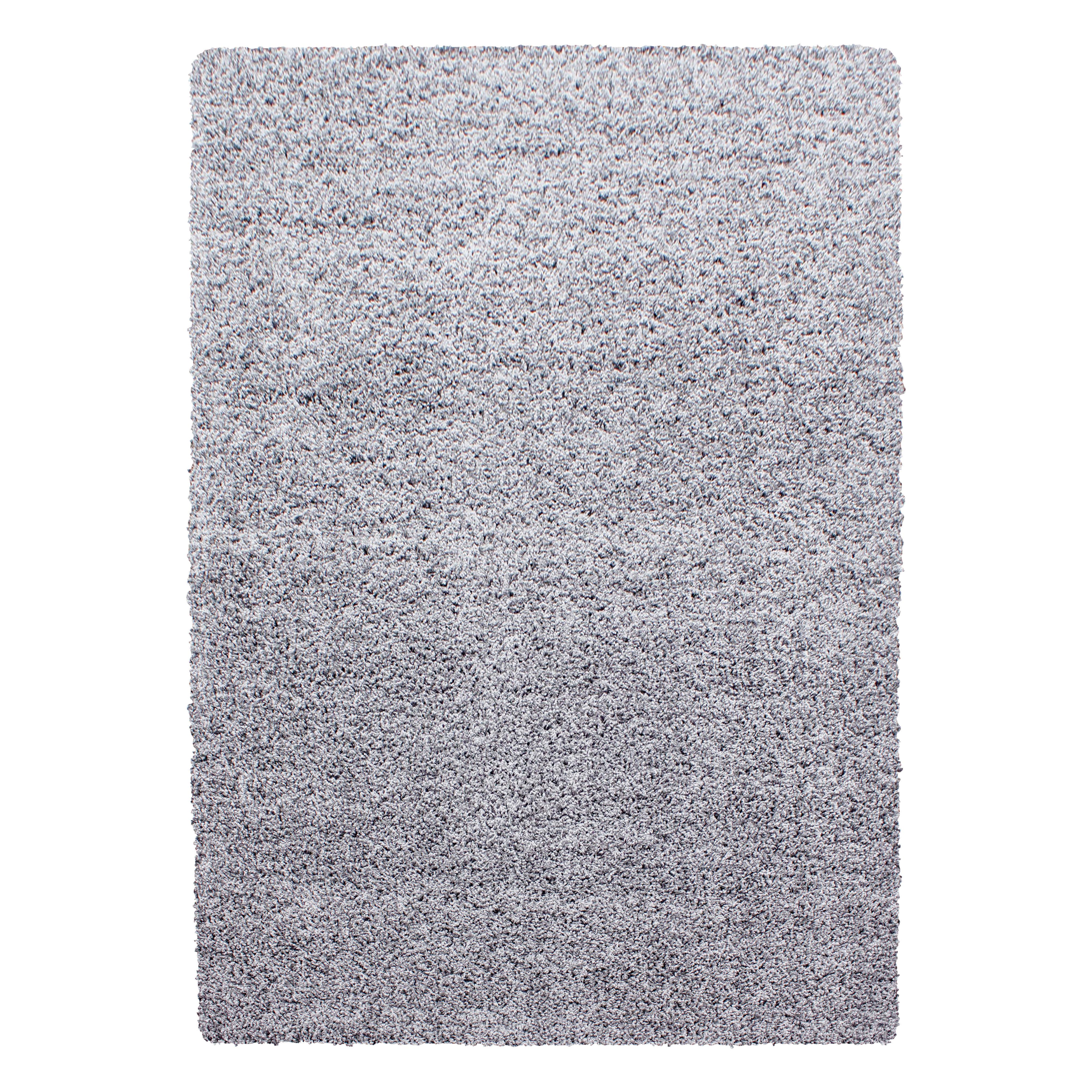 HOCHFLORTEPPICH RHEIN, einfarbig, aus Polypropylen, Hellgrau, 120 x 170 cm - Grau, Textil (170/120cm) - KADIMA DESIGN