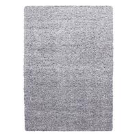 HOCHFLORTEPPICH RHEIN, einfarbig, Hellgrau, 60 x 110 cm - Grau, Textil (110/60cm) - KADIMA DESIGN