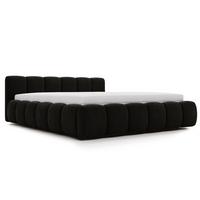 POLSTERBETT Cloud low 200x200 Schwarz - Schwarz, Textil (200/200cm) - Graingold
