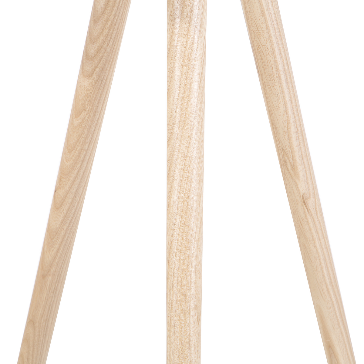 STEHLAMPE Nitra 45/45/142 cm - Grau, Holz (45/45/142cm) - Beliani