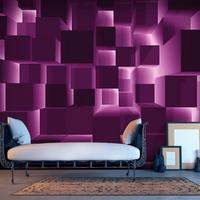 SELBSTKLEBENDE FOTOTAPETE 392/280 cm - Lila, Kunststoff/Textil (392/1cm) - KUNSTLOFT
