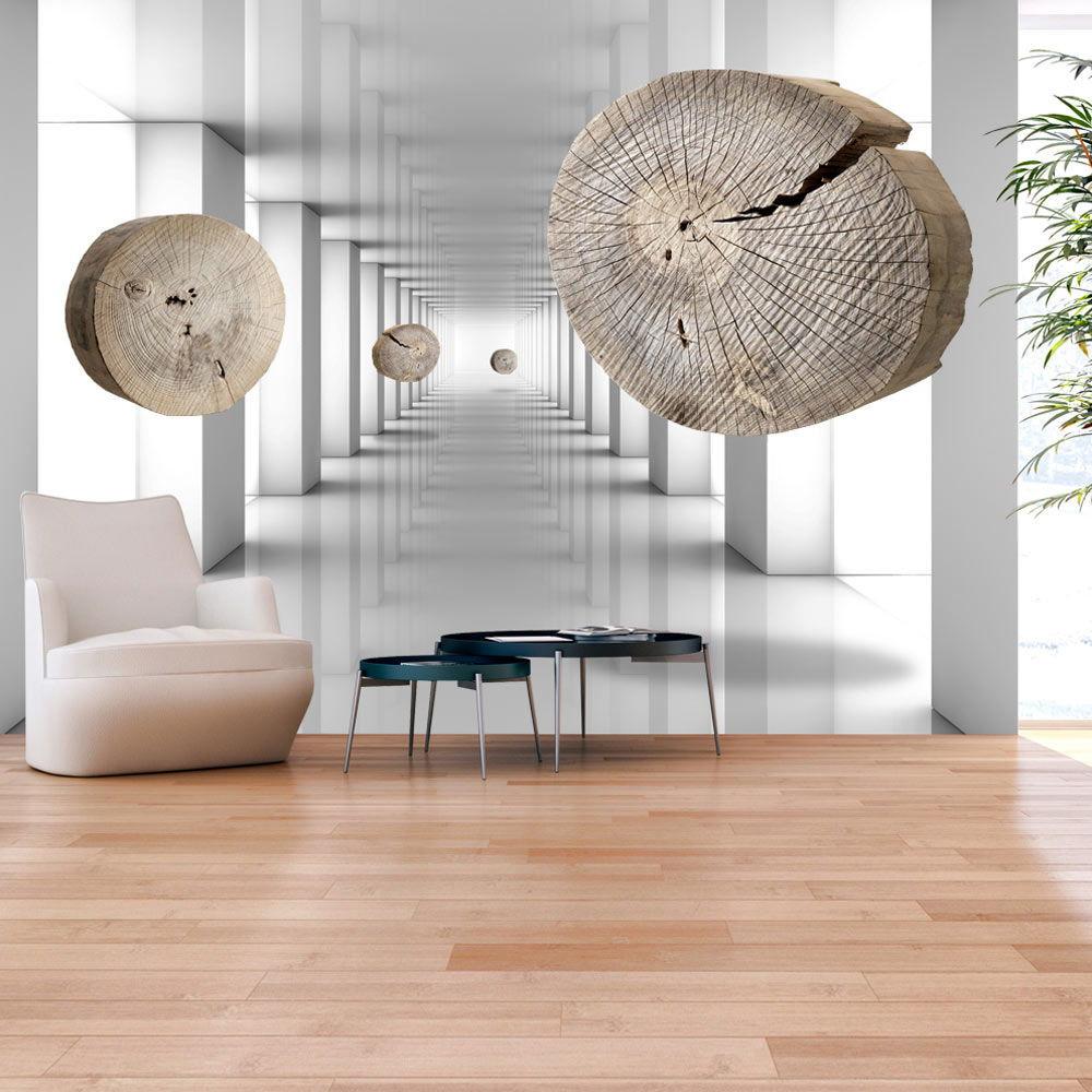SELBSTKLEBENDE FOTOTAPETE 196/140 cm - Braun/Grau, Kunststoff/Textil (196/1cm) - KUNSTLOFT