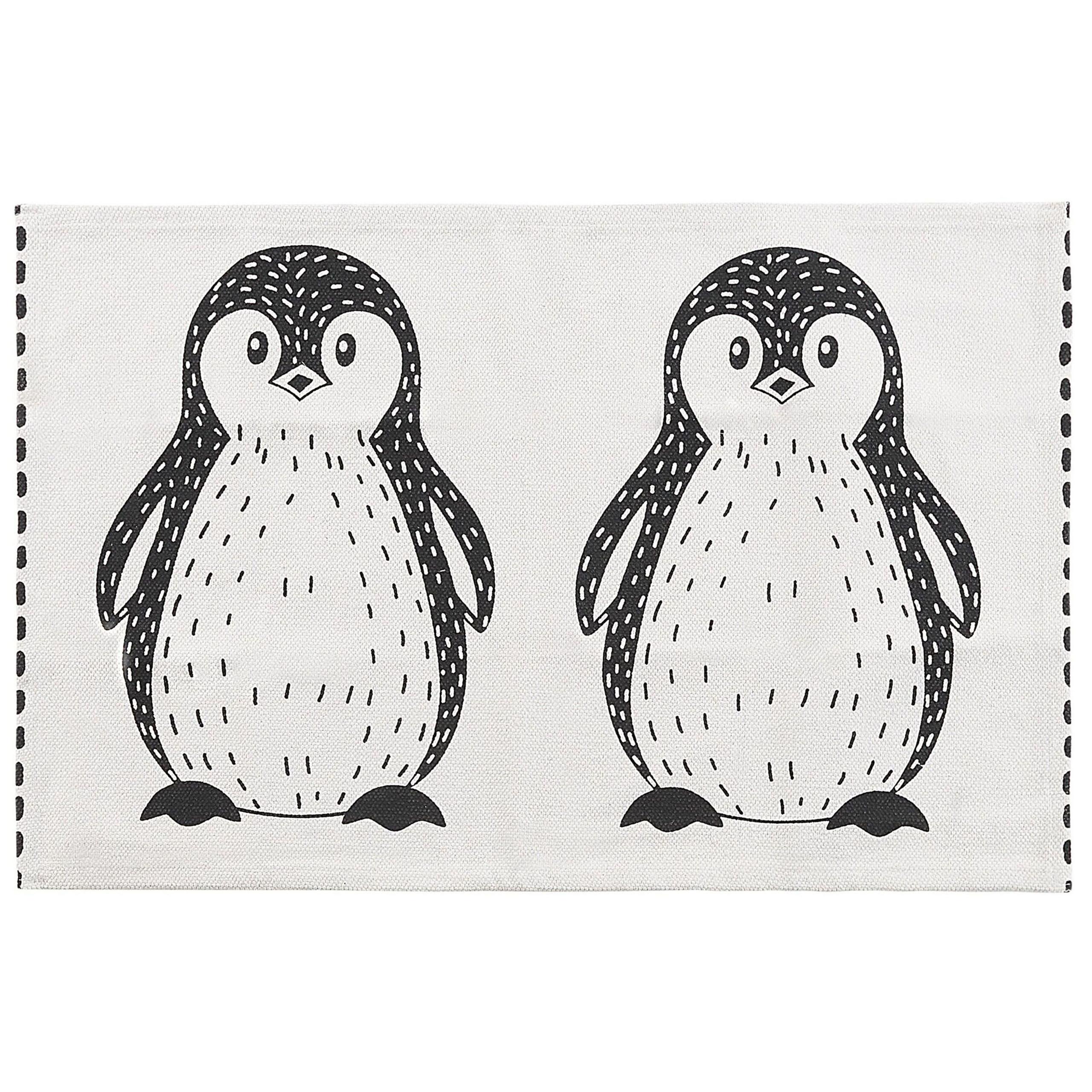KINDERTEPPICH Hajdarabad 90/60 cm - Weiß, Textil (60/90cm) - Beliani