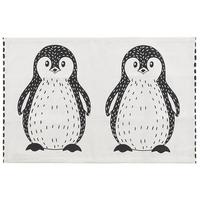 KINDERTEPPICH Hajdarabad 90/60 cm - Weiß, Textil (60/90cm) - Beliani