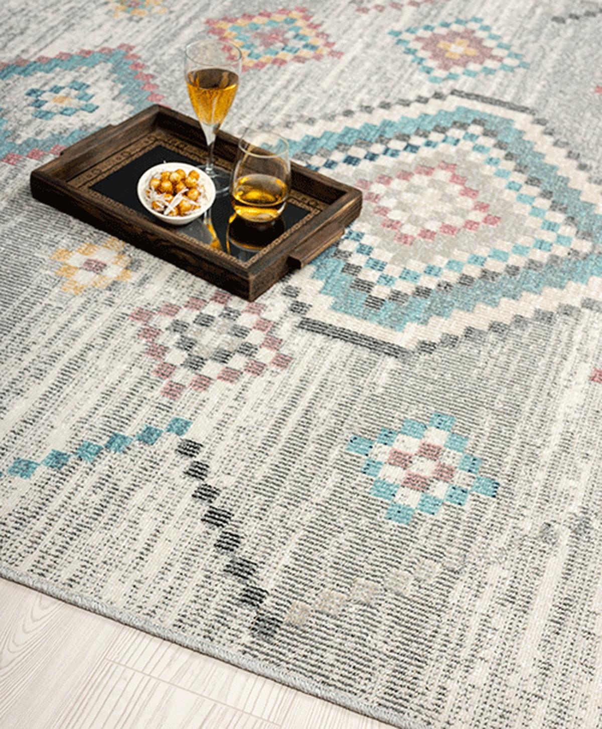 TEPPICH Outdoor Berber LIMMAT Polypropylen Creme 120 x 170 cm - Beige, Textil (120/170cm) - KADIMA DESIGN