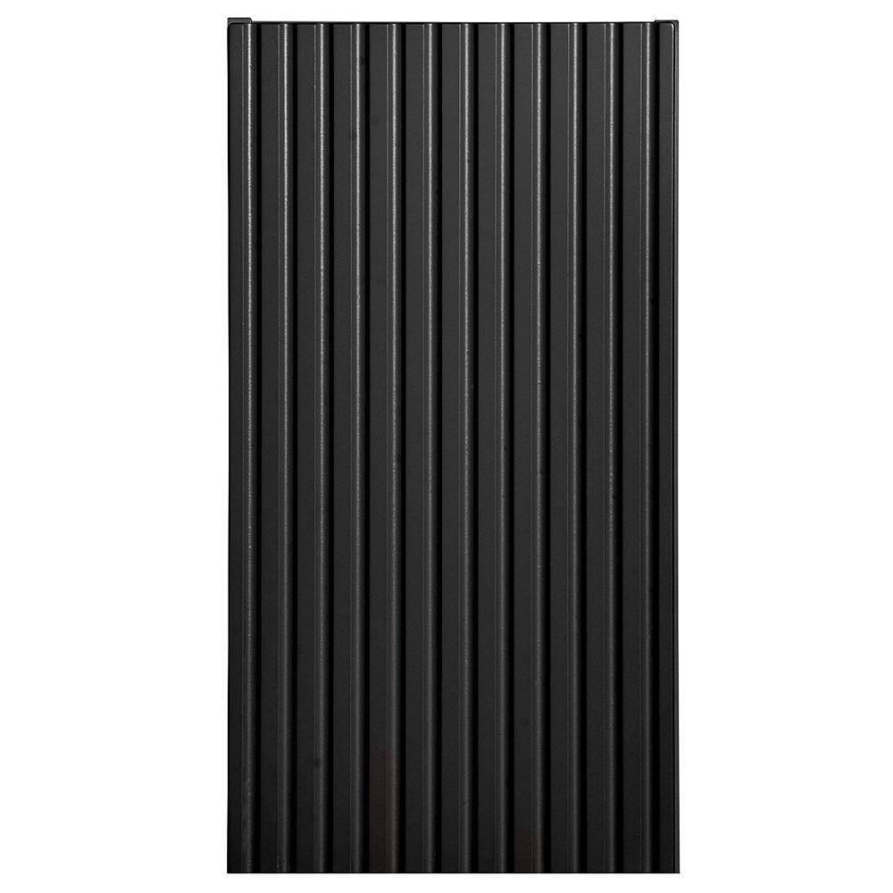 BAD-HÄNGESCHRANK Skelbolu - Schwarz, Holzwerkstoff (30/57/19cm) - [en.casa]