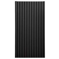 BAD-HÄNGESCHRANK Skelbolu - Schwarz, Holzwerkstoff (30/57/19cm) - [en.casa]