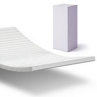 KALTSCHAUM-TOPPER 100x190 - ergonomisch - 5 cm hoch - Weiß, Textil (100/190cm) - Mister Sandman