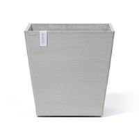 BLUMENTOPF Rotterdam Wheels 50,2/50,2/49,5 cm Hellgrau - Hellgrau, Kunststoff (50.2/49.5cm) - Ecopots