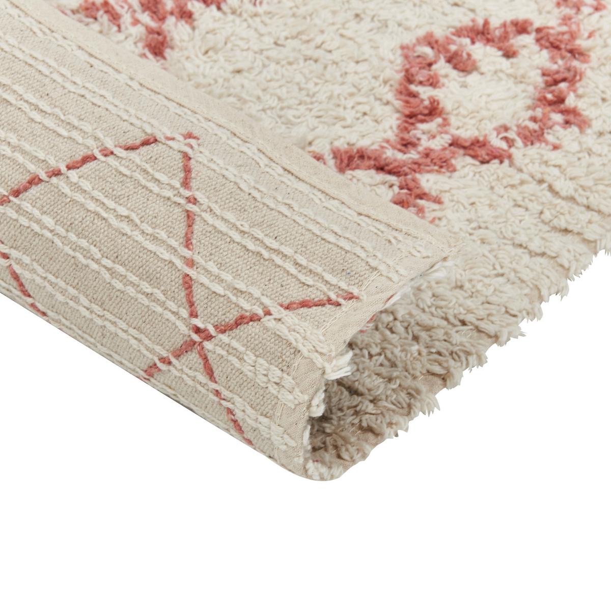 KURZFLOR-TEPPICH Buxar 230/160 cm - Beige, Textil (160/230cm) - Beliani