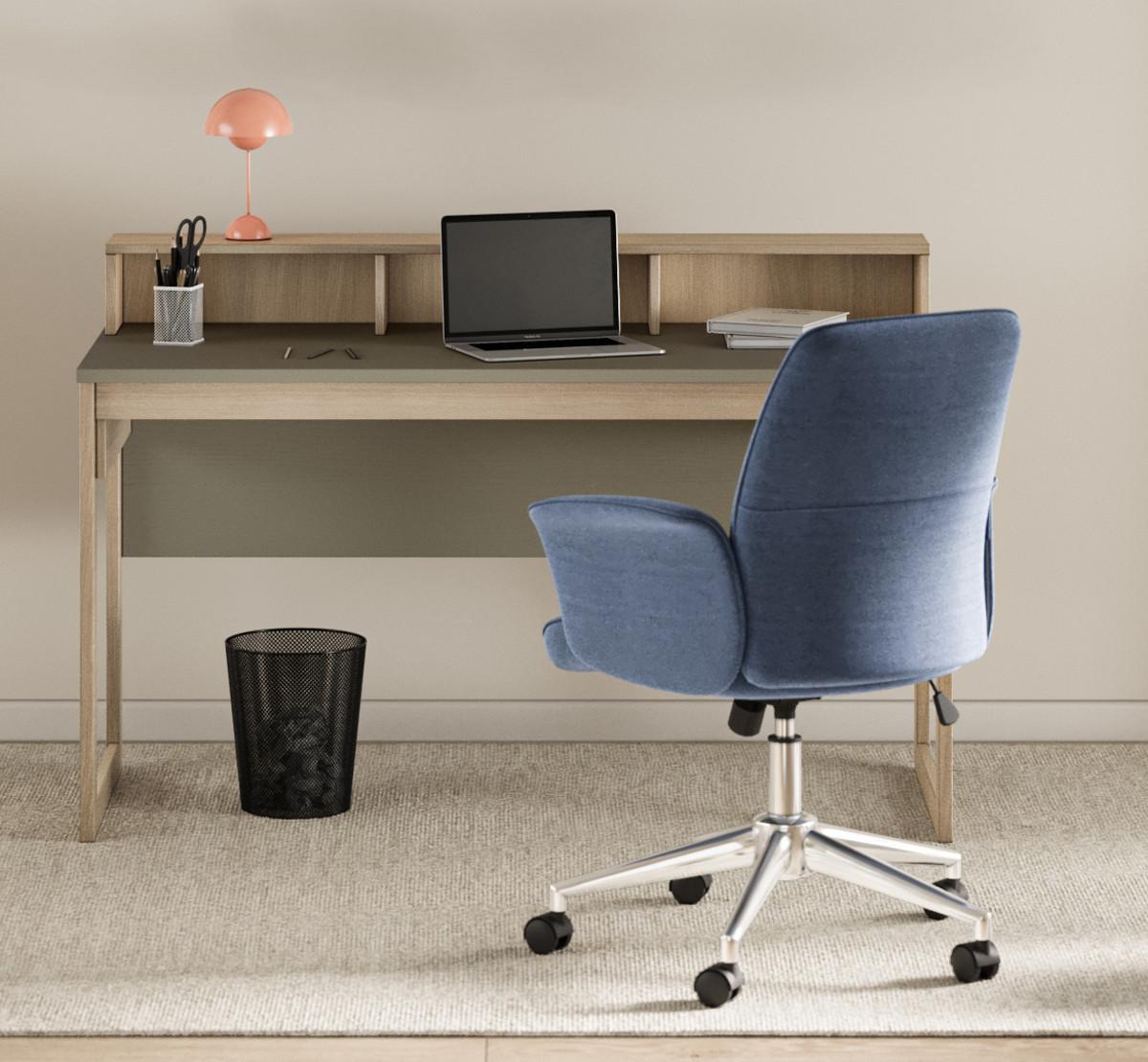 SCHREIBTISCH Salbei grün, Eiche, Laptoptisch skandinavisch 120 cm - Salbeigrün/Eichefarben, Holzwerkstoff (60/120/91cm) - Furn.Design