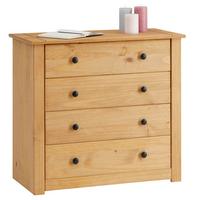 KOMMODE CANCUN gebeizt/gewachst - Kieferfarben, Holz (80/73/40cm) - CARO-Möbel