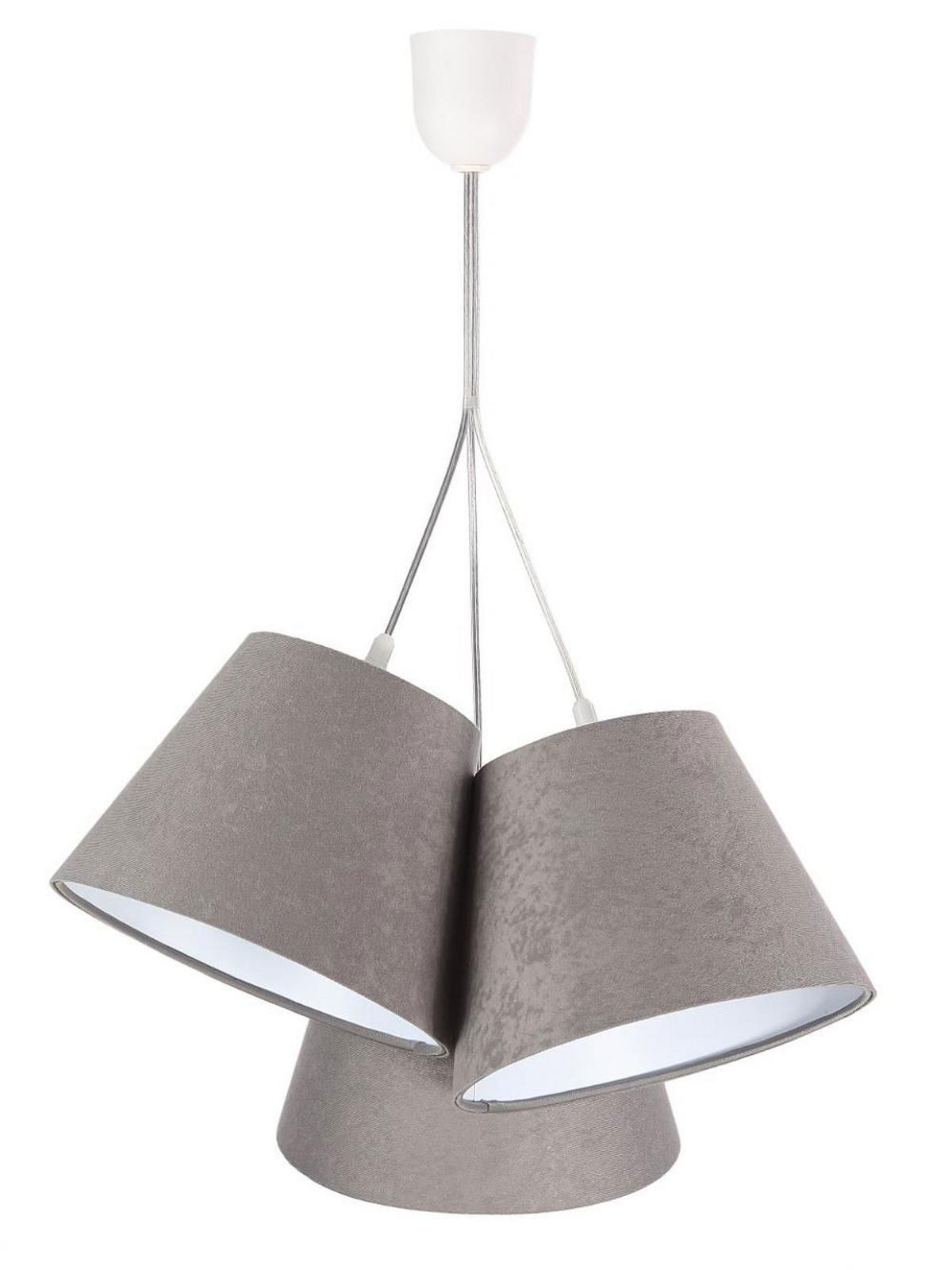 HÄNGELEUCHTE Grau 26/19 cm - Weiß, Kunststoff (26/0.8/19cm) - ONZENO