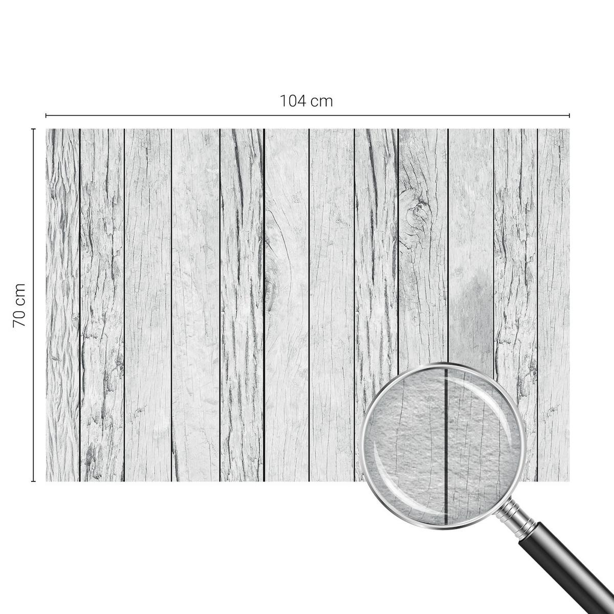 FOTOTAPETE 104x70 cm - Vintage-Flair - Weiß, Textil (104/70cm) - Wallfluent