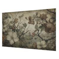 FOTOTAPETE 104x70 cm - Blumenschönheit - Weiß, Textil (104/70cm) - Wallfluent