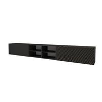 LOWBOARD ZENO-W 3x100x40x40 cm - Schwarz - Schwarz, Holzwerkstoff (300/40/40cm) - ALTDECOR