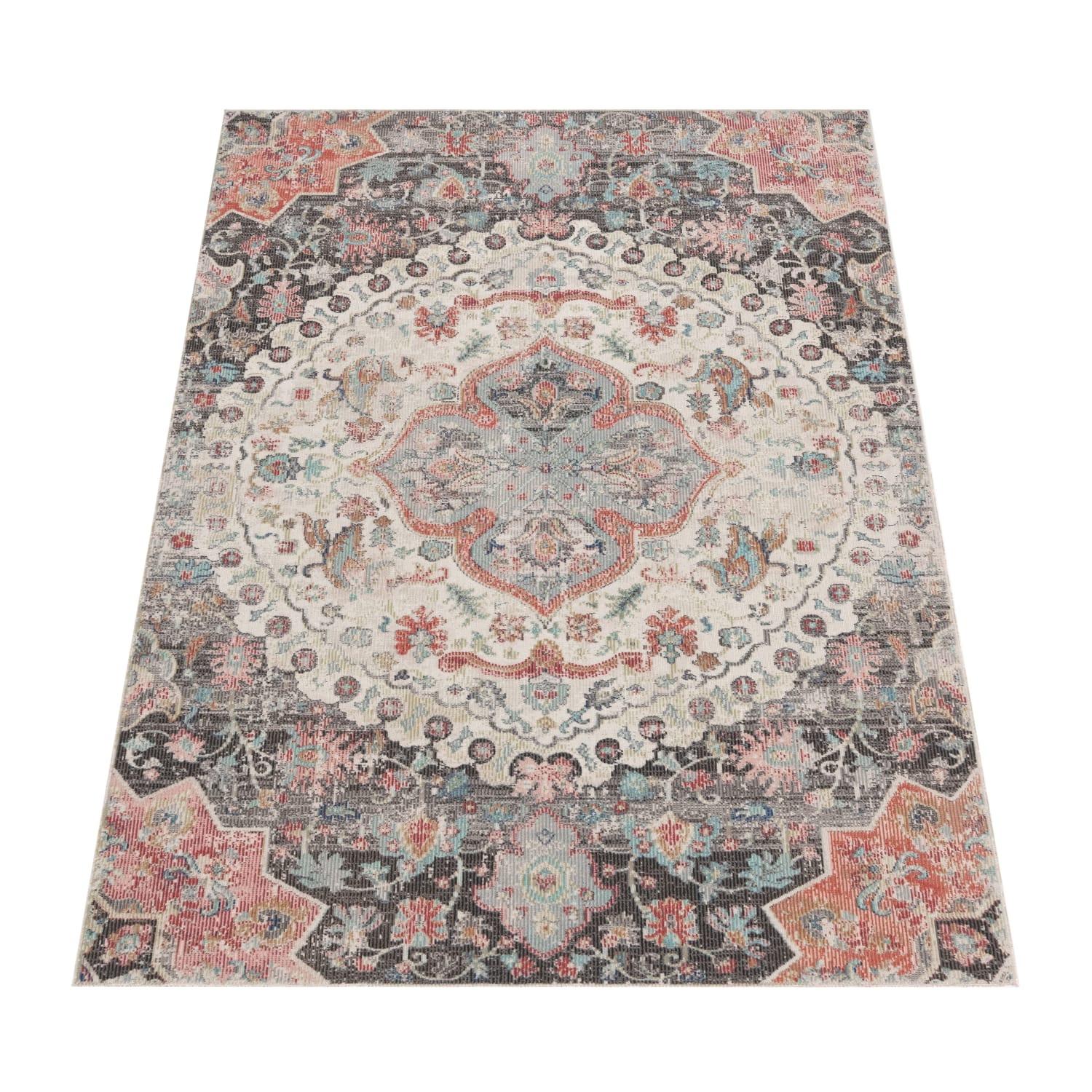 OUTDOORTEPPICH, orientalisch im Vintage-Stil, Grau, 80 x 150 cm - Grau, Textil (150/80cm) - KADIMA DESIGN