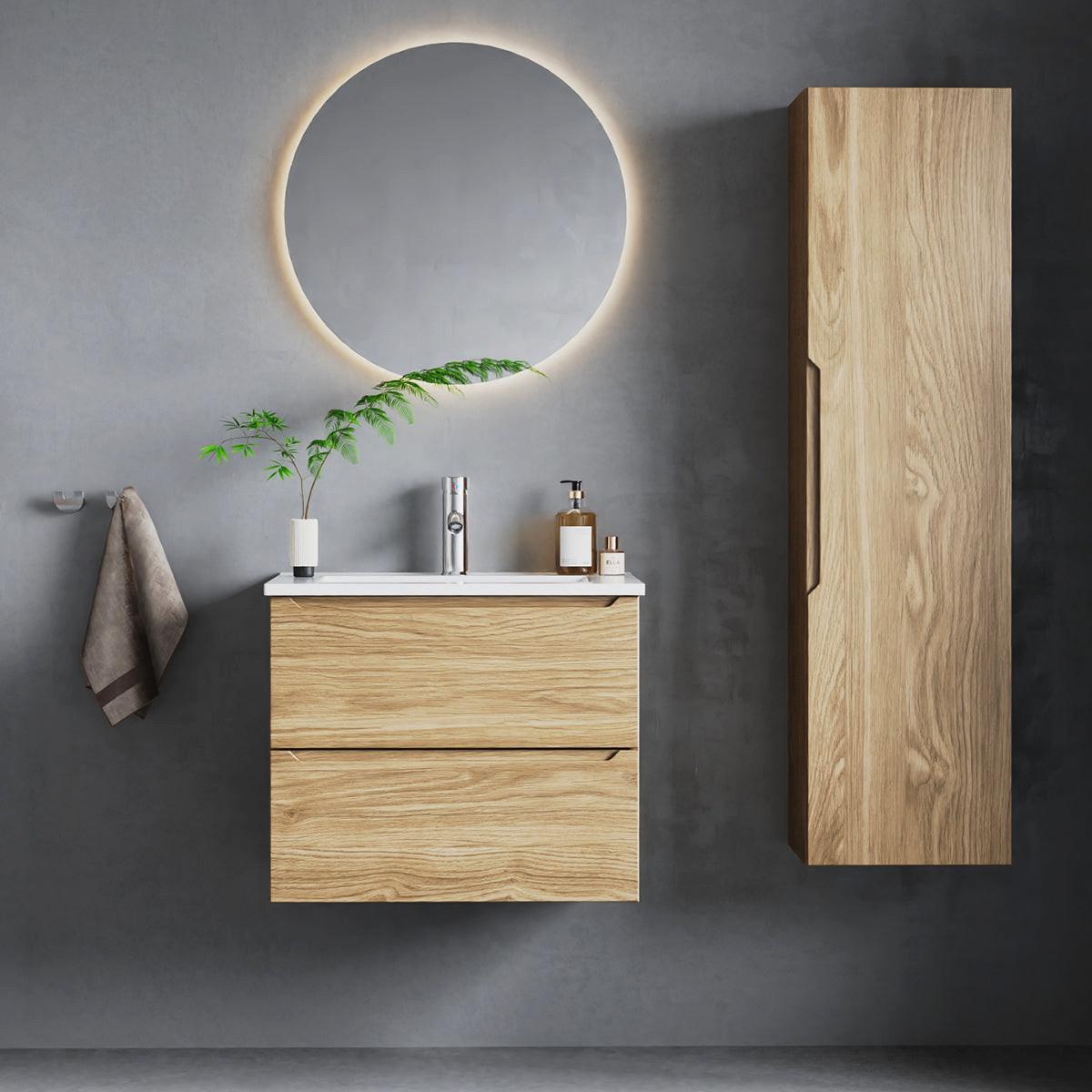 WASCHTISCHUNTERSCHRANK 60cm Viggo Holz - Braun, Holzwerkstoff (60/50/45.8cm) - Petits-meubles