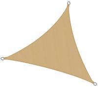 SONNENSEGEL SolVision PS9 300/300/300 cm dreieckig Sand PE - Sandfarben, Kunststoff (300/300cm) - Sol Royal