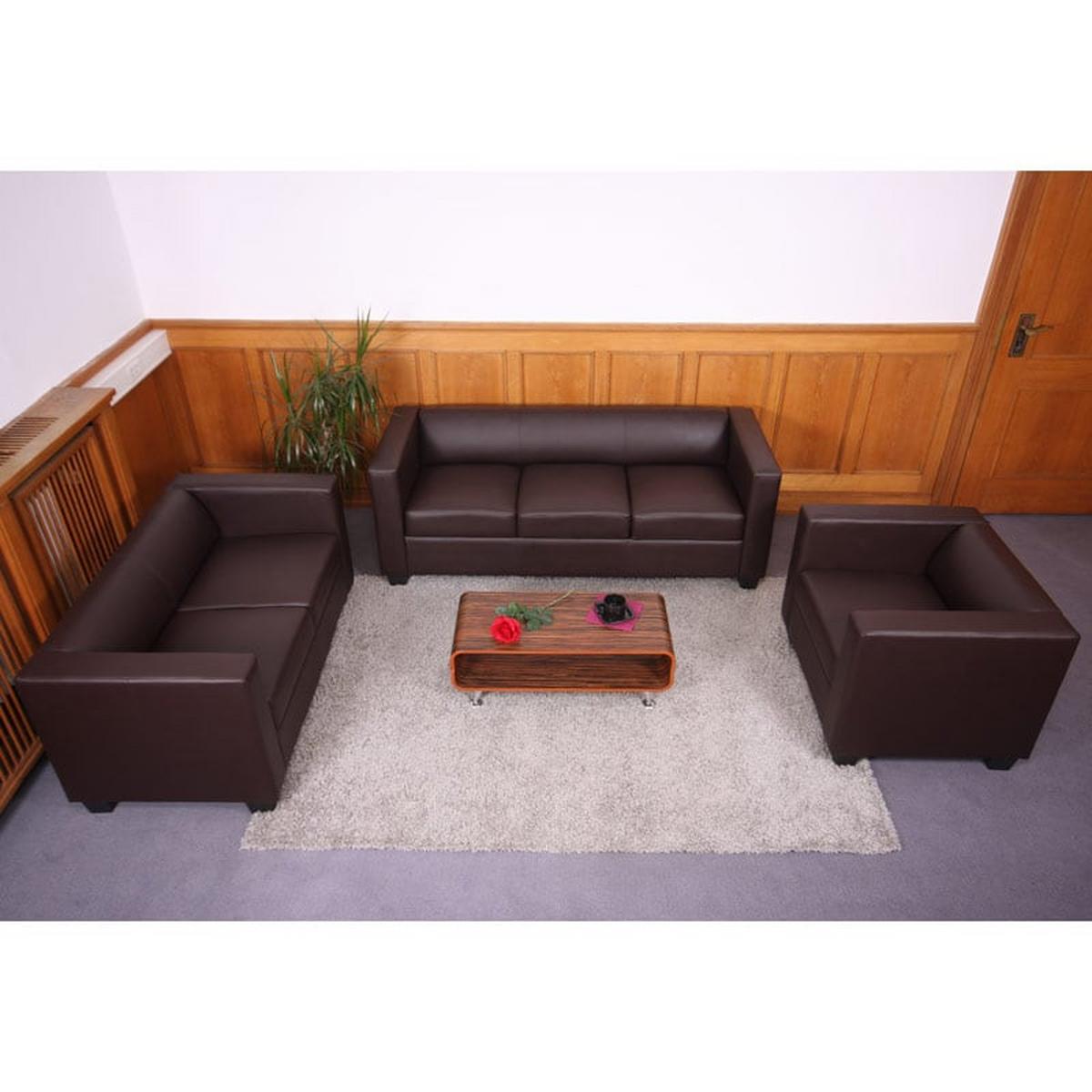2-SITZER-SOFA Braun - Braun, Textil (137/70/75cm) - MCW