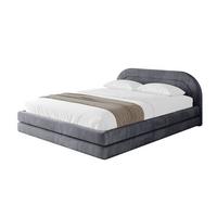 POLSTERBETT mit Bettkasten und Lattenrost, Bett mit Matratze H3/H4 - LERIS-v1 180x200 Dunkelgrau - Dunkelgrau, Holzwerkstoff/Textil (180/200cm) - ALTDECOR