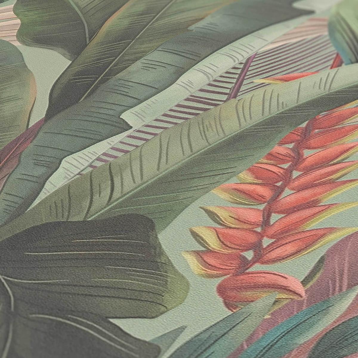 VLIESTAPETE Bunt 53/1005 cm - Grün, Textil (53/1cm) - KUNSTLOFT