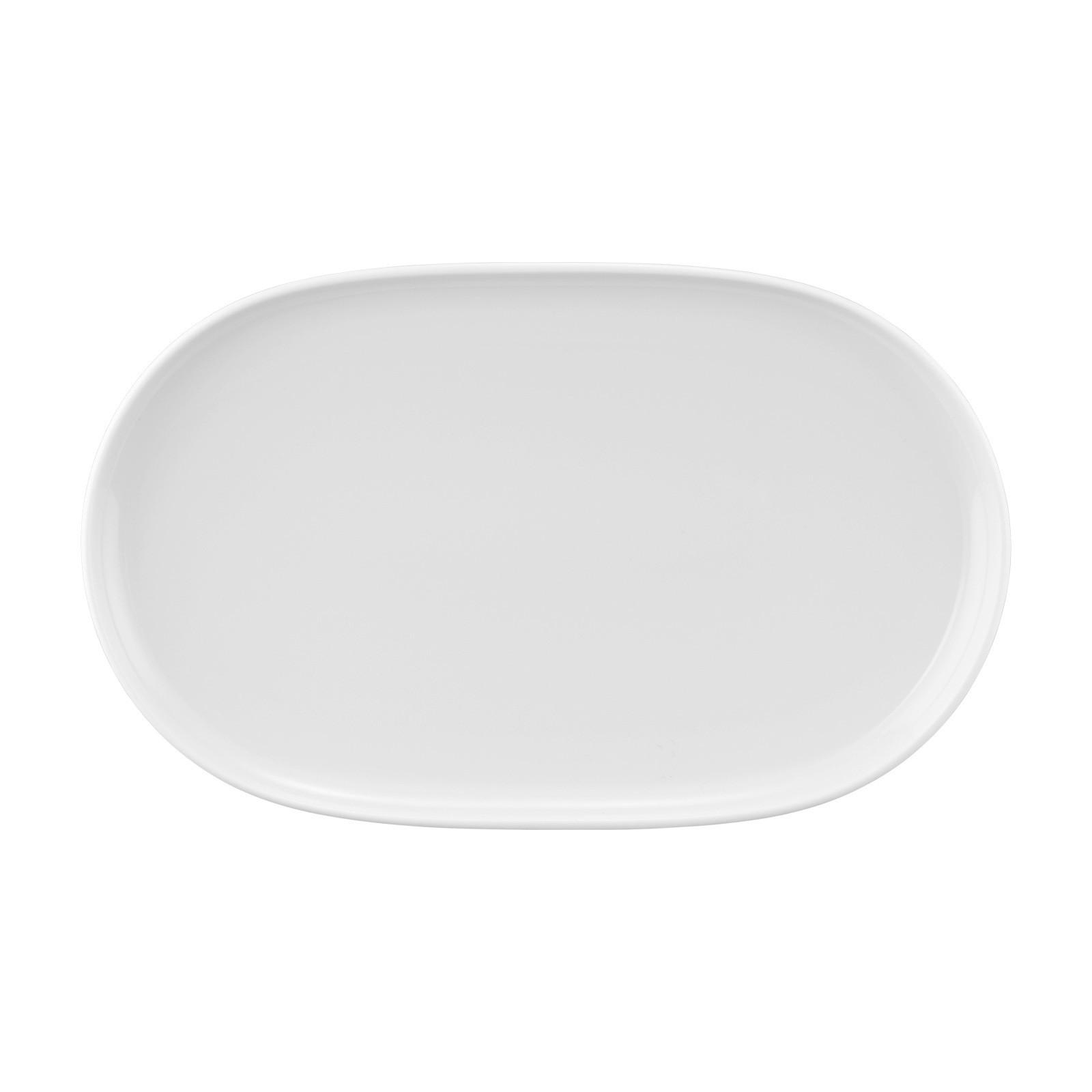 SERVIERPLATTE Sento Home weiß 33 x 20 cm - Weiß, Keramik (20.5/2.7/33.4cm) - Seltmann Weiden