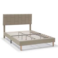 POLSTERBETT 90x190 cm Sorni, Beige - Beige, Textil (195/98/113cm) - VS Venta-stock