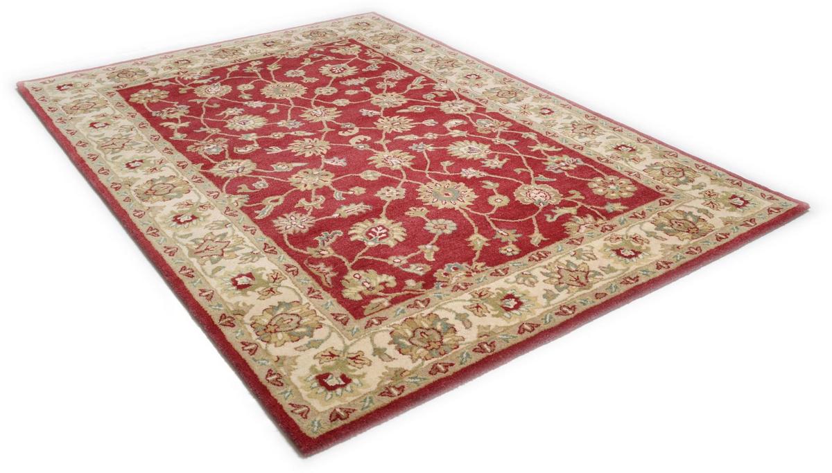 HANDTUFTTEPPICH Royal Ziegler 60x90 cm - Terracotta, Textil (60/90cm) - THEKO