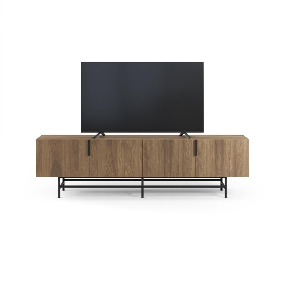 TV-STÄNDER Eldia Braun 200/35/63.5 cm - Braun, Holz (35/63.5/200cm) - Calicosy